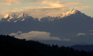 Kanchendzonga is the third-highest mountain in the world and a massive presence felt from all corners of Darjeeling
