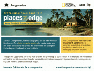 Geotourism Challenge 2010 announcement